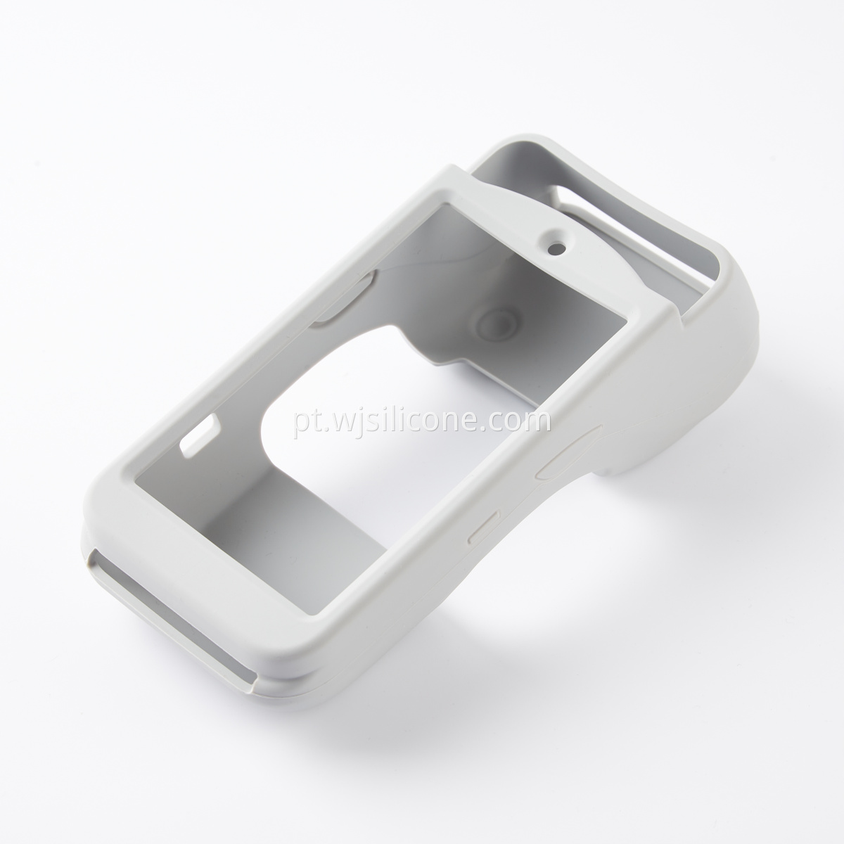 White color silicone protective case